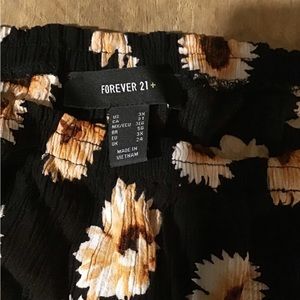 Sunflower Forever 21 Romper